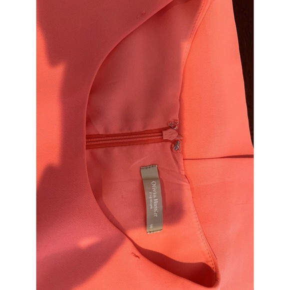 OLIVIA HASSLER Vintage Peach  Dress Size L IT 46 90 - Picture 6 of 6